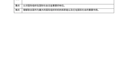 第九课《日益重要的国际组织》第1课时教学设计_A493小学道法_26新六年级道法下册（统编版）_教学教案_教案二