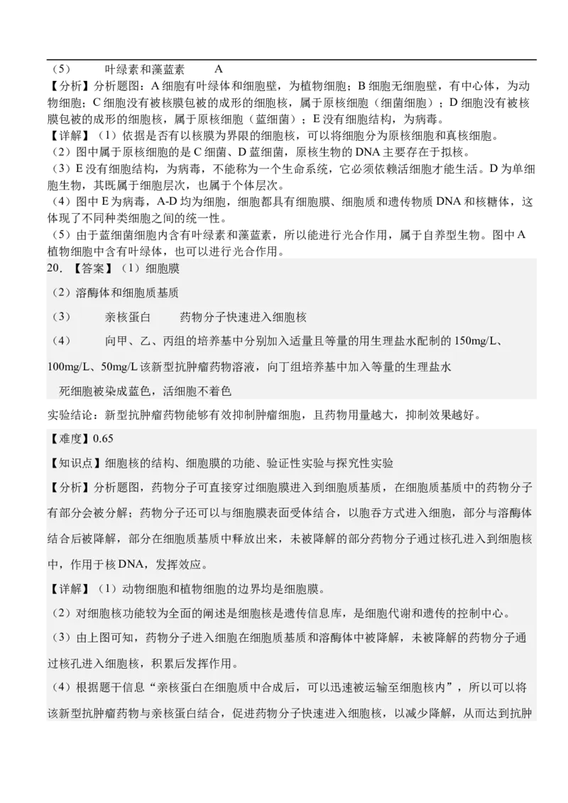 湖北省荆州市沙市中学2025-2026学年高一上学期11月期中生物试题_2025年12月高一试卷_251201湖北省荆州市沙市中学2025-2026学年高一上学期11月期中（全）