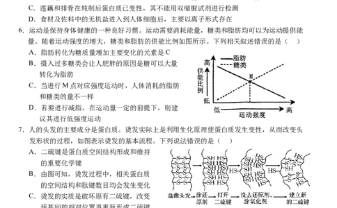 湖北省荆州市沙市中学2025-2026学年高一上学期11月期中生物试题_2025年12月高一试卷_251201湖北省荆州市沙市中学2025-2026学年高一上学期11月期中（全）