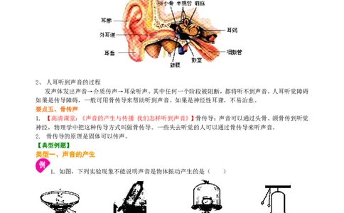 声音的产生与传播知识讲解_初物_1初中物理_4初二物理人教版知识导学