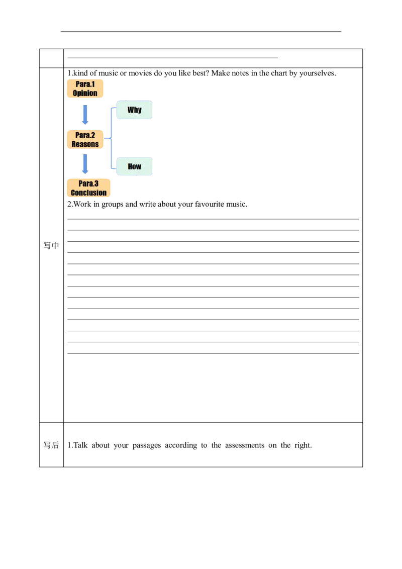 Unit9第6课时(SectionB3a-SelfCheck)（导学案）_最新人教版英语九年级全册_旧版可参考_01.英语9全一册-新课标PPT课件+教案+学案+作业第1套_导学案