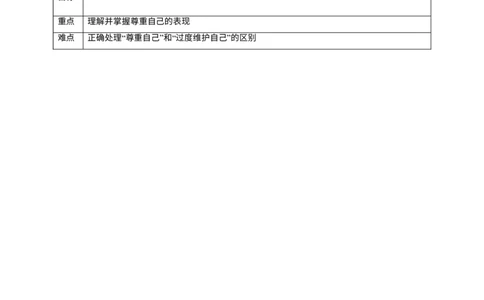 第一课《学会尊重》第1课时教学设计_A493小学道法_26新六年级道法下册（统编版）_教学教案_教案二