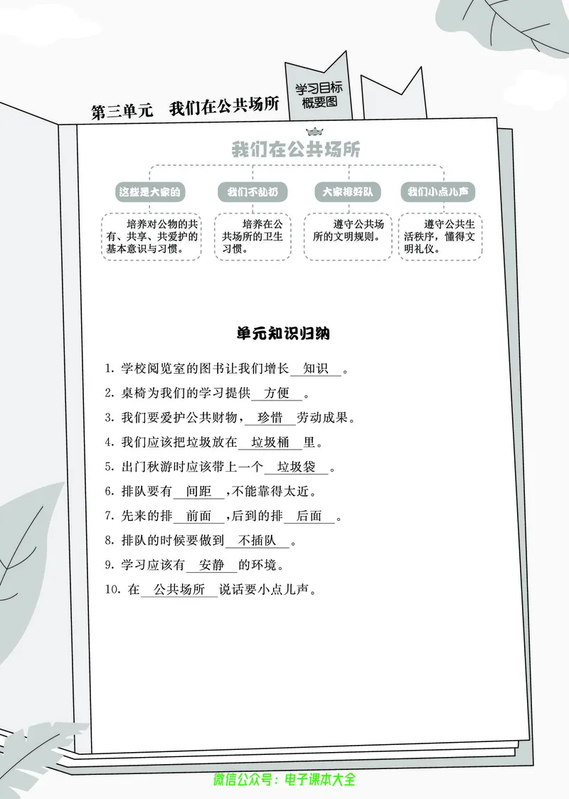 道法2a_A493小学道法_人教版小学道德与法治教学资源包_小学道法（预习复习资料大礼包）_《七彩同步训练》