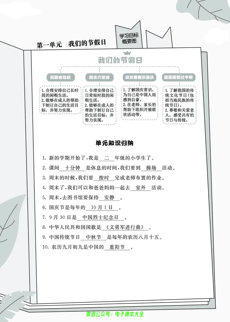 道法2a_A493小学道法_人教版小学道德与法治教学资源包_小学道法（预习复习资料大礼包）_《七彩同步训练》