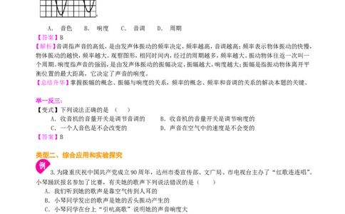 声音的特性（提高）知识讲解_初物_1初中物理_北京四中内部教案初二物理_声音的特性(提高)