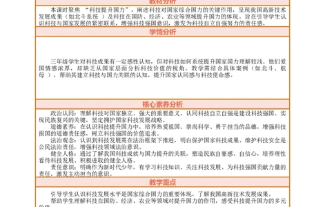 课堂无忧第4课《科技力量大》第2课时科技提升国力教案设计_A493小学道法_人教版小学道德与法治教学资源包_人教版小学道德与法治（新教材123年级）(2025秋新版)_3年级上册（25秋）