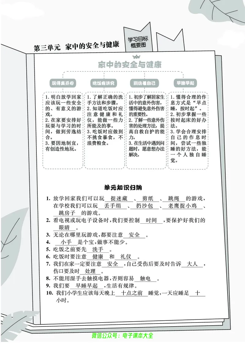 道法1a_A493小学道法_人教版小学道德与法治教学资源包_小学道法（预习复习资料大礼包）_《七彩同步训练》