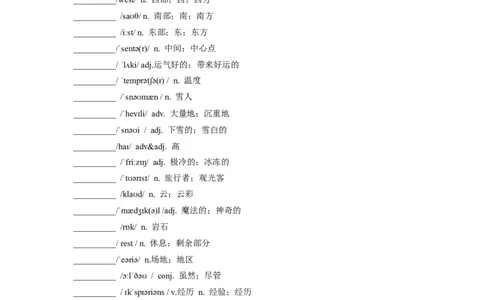 七下unit6重点单词、词性转换、短语、句型背默-2024新教材-_最新人教版英语七年级下册_七下英语2025版_06.2025春英语人教7下单词短语句子（默写版+背诵版）