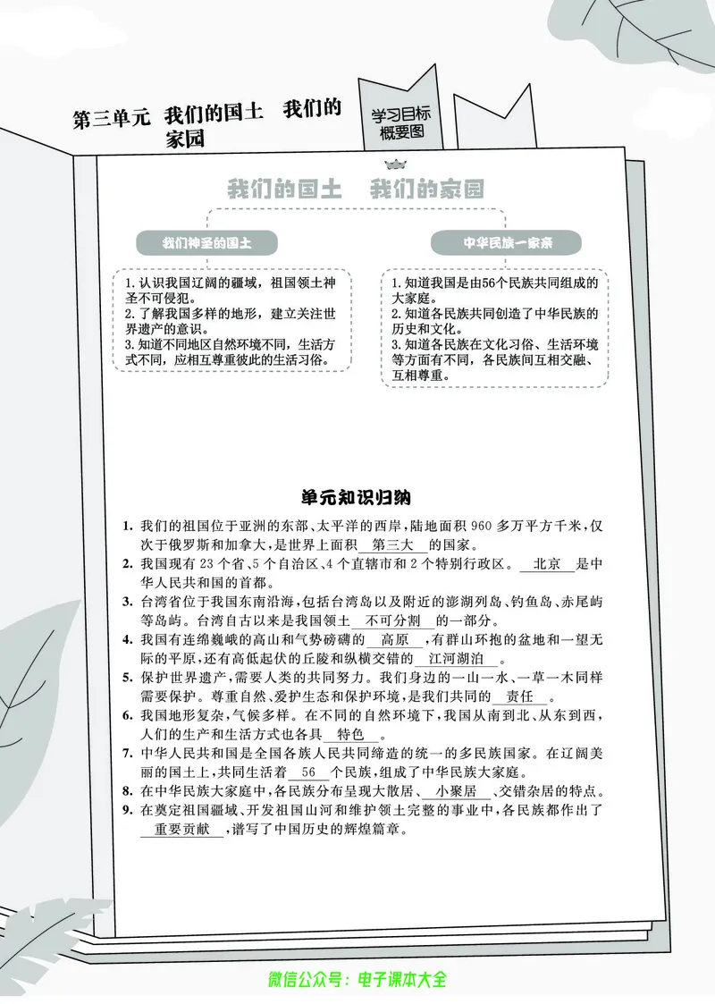道法5a_A493小学道法_人教版小学道德与法治教学资源包_小学道法（预习复习资料大礼包）_《七彩同步训练》