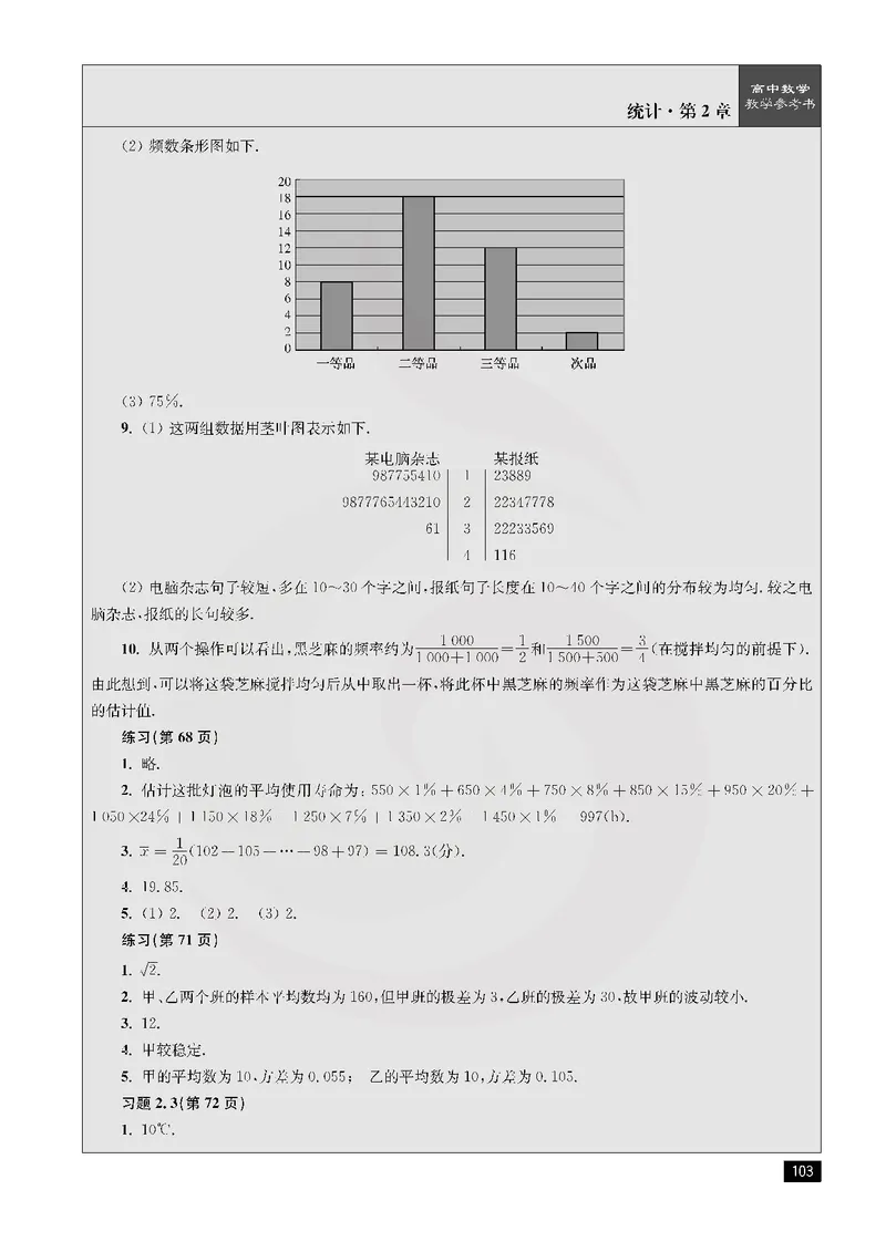 数学教参-必修3_电子课本_高中教学用书_苏教版、译林版