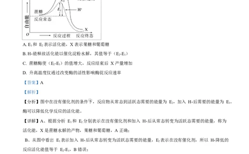 湖南省长沙市雅礼教育集团高一联考2024-2025学年高一下学期3月月考生物试题Word版含解析_2025年04月试卷_0417湖南省长沙市雅礼教育集团2024-2025学年高一下学期3月联考