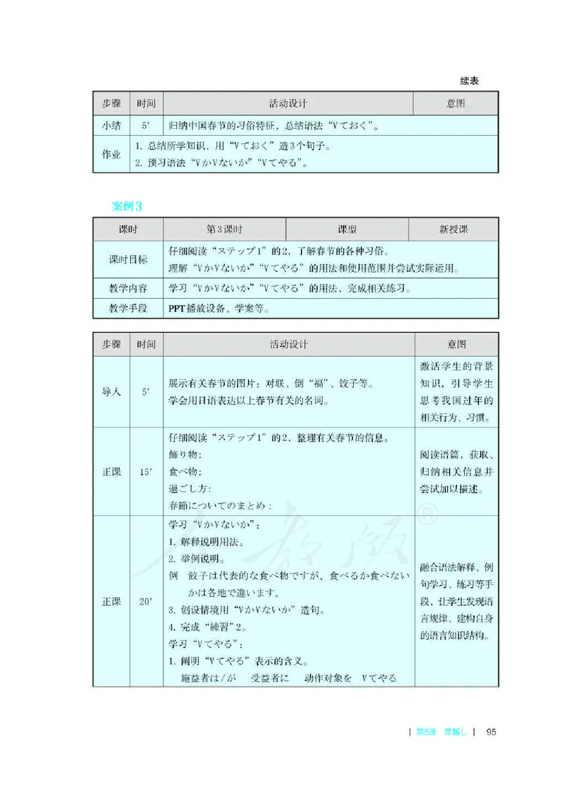 日语必修（第二册）教师用书_电子课本_高中教学用书_2019新人教版