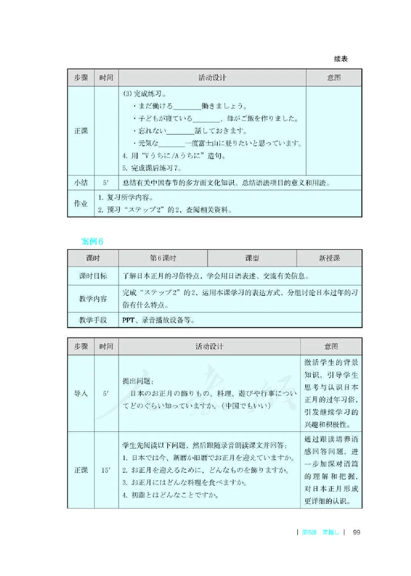 日语必修（第二册）教师用书_电子课本_高中教学用书_2019新人教版