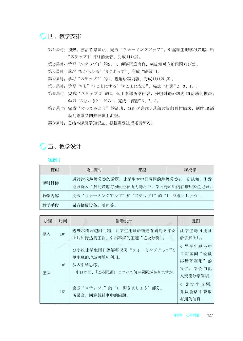 日语必修（第二册）教师用书_电子课本_高中教学用书_2019新人教版