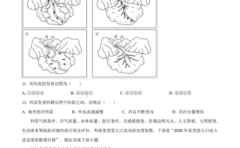 湖北省随州市部分高中2024-2025学年高一下学期2月联考地理试题（原卷版）_2025年03月试卷_0306湖北省随州市部分高中2024-2025学年高一下学期2月联考