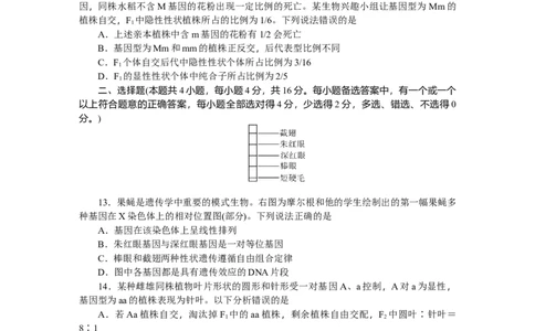 湖南省长沙市岳麓区湖南师范大学附属中学2024-2025学年高一下学期4月期中生物试题_2025年05月试卷_0503湖南省长沙市湖南师大附中2024-2025学年高一下学期4月期中