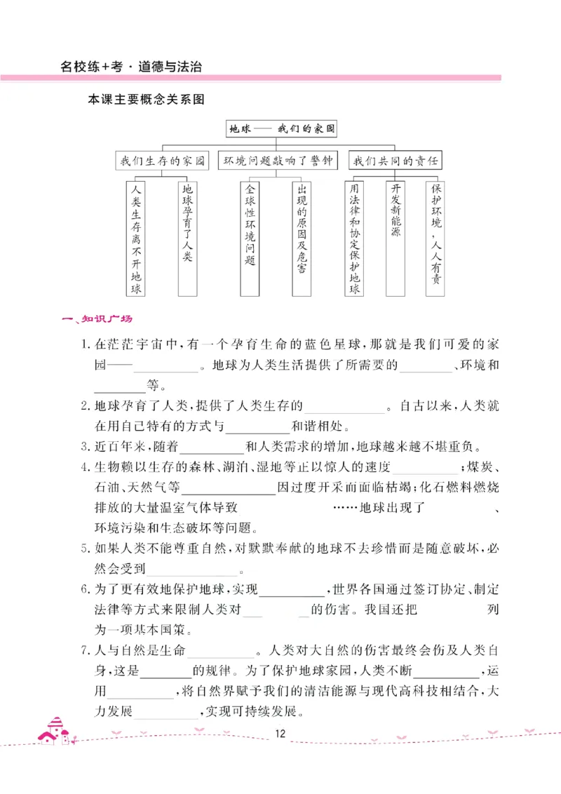 道法试卷6下(单元+期中+期末+课课练)_A493小学道法_人教版小学道德与法治教学资源包_道德与法治1-6年级上下册试卷合集_《名校练加考》1-6上下册_1-6下册