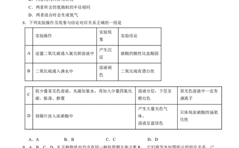 湖南省长沙市第十一中学2024-2025学年高一上学期12月化学试题_2025年01月试卷_0103湖南省长沙市第十一中学2024-2025学年高一上学期12月考试