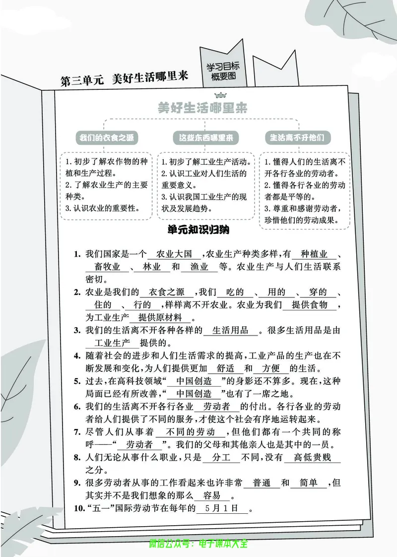 道法4b_A493小学道法_人教版小学道德与法治教学资源包_小学道法（预习复习资料大礼包）_《七彩同步训练》