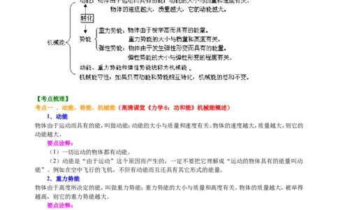 总复习：机械能及其转化知识讲解_初物_1初中物理_4中考物理总复习_24总复习：机械能及其转化