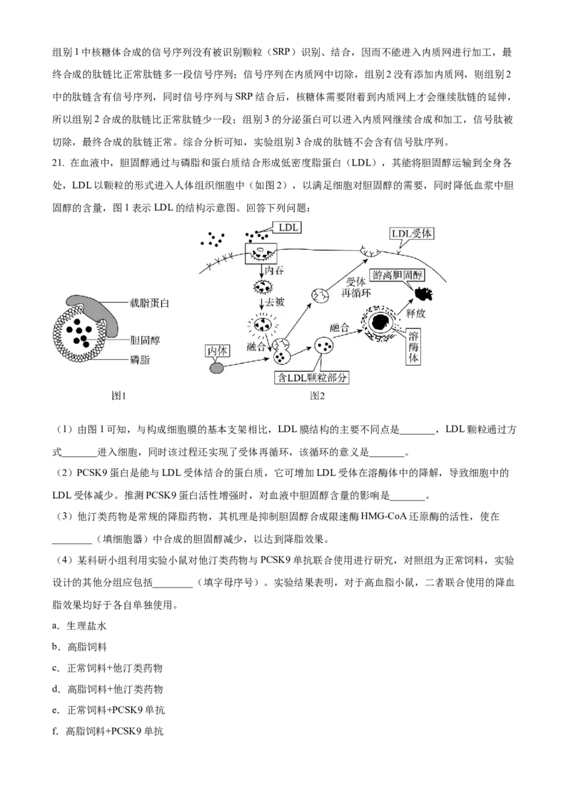 湖南省五市十校2025-2026学年高一上学期12月联考生物试题Word版含解析_2026年01月高一试卷_260101湖南省名校联盟暨五市十校联考2025-2026学年高一上学期12月联考