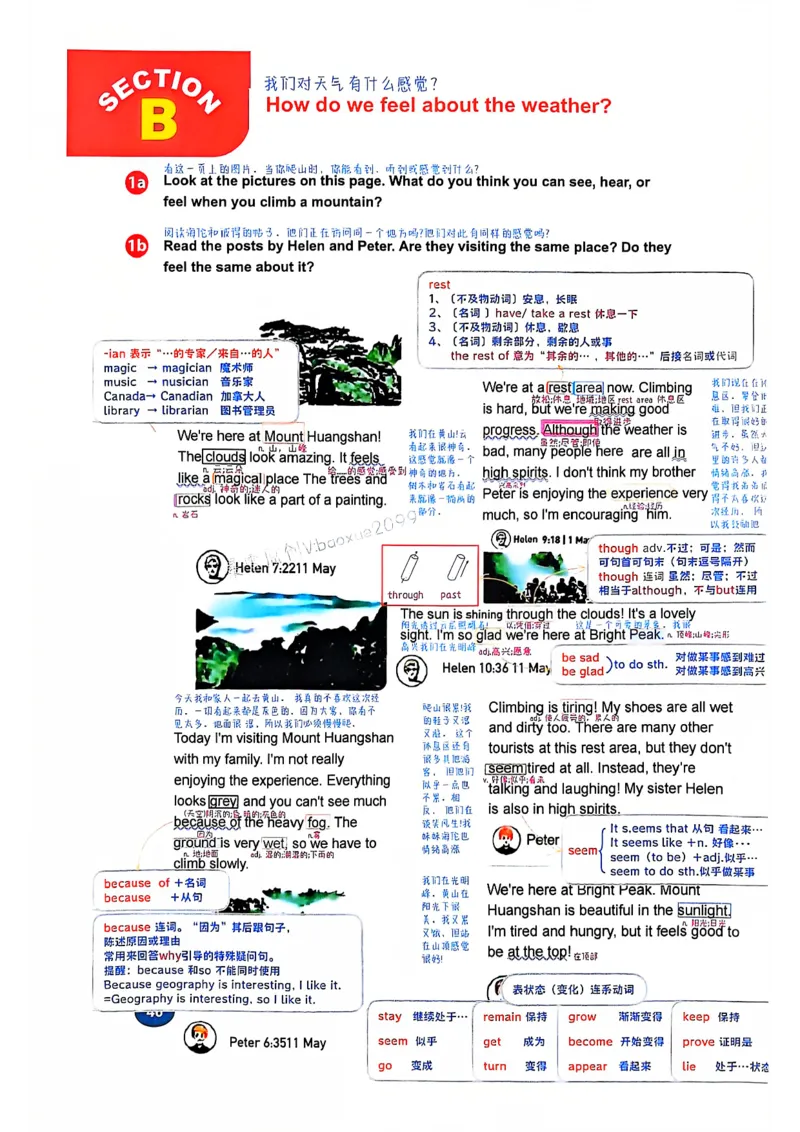 人教七下配套课堂笔记_最新人教版英语七年级下册_七下英语2025版_课堂笔记