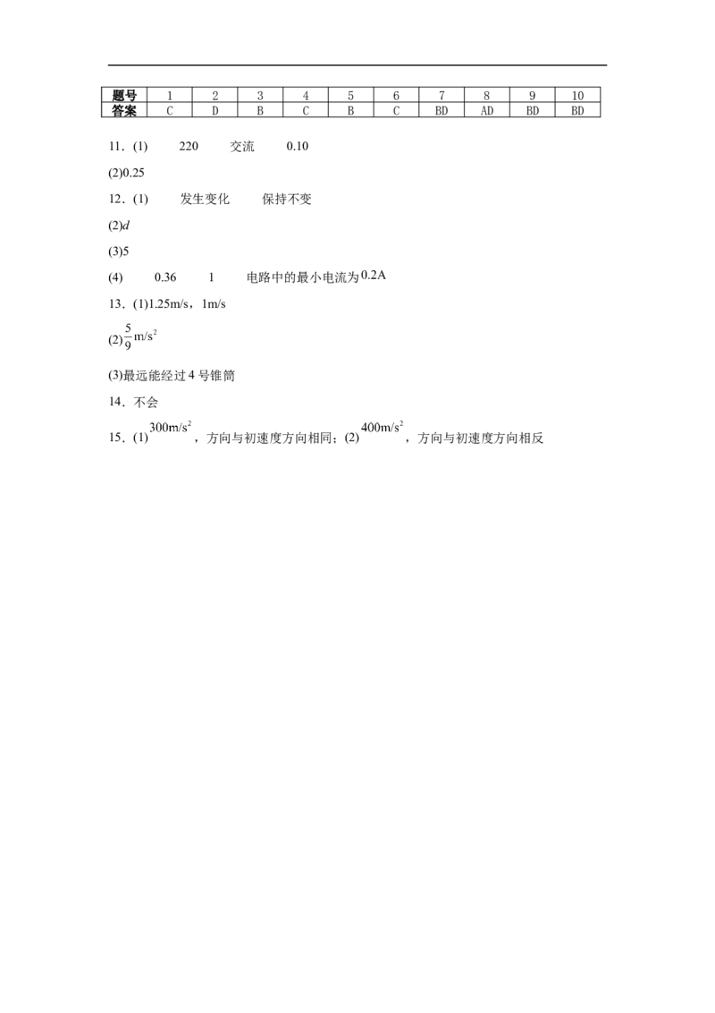 湖南省岳阳市岳阳县第一中学2025-2026学年高一上学期9月月考物理试题（含答案）_2025年10月高一试卷_251011湖南省岳阳市岳阳县第一中学2025-2026学年高一上学期9月月考