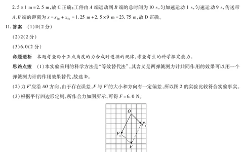 物理高一12月详细答案_2025年12月高一试卷_251227湖南省、广西省湘一联盟2025-2026学年高一上学期12月月考（全）_12.23-24湖南高一12月月考答案