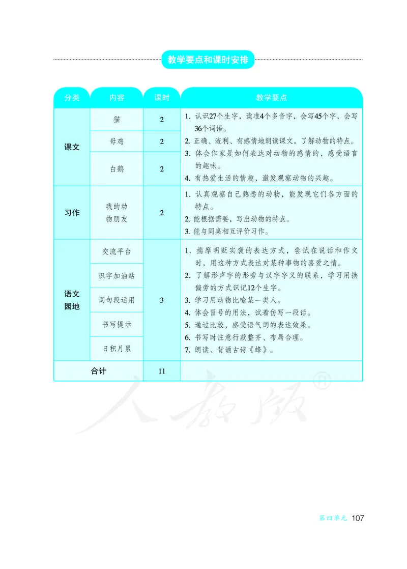 教师用书：语文4b_电子课本_小学教学用书_小学语文