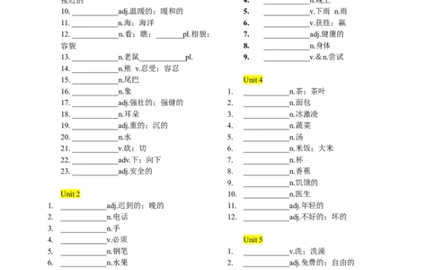 新七下小学部分词汇默写（汉译英）_最新人教版英语七年级下册_七下英语2025版_06.2025春英语人教7下单词短语句子（默写版+背诵版）_新七下小学词汇（英译汉+汉译英）-2024新教材-
