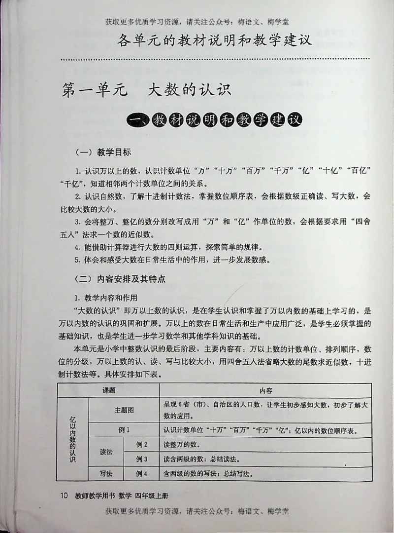 教师用书：小学数学4a_电子课本_小学教学用书_小学数学