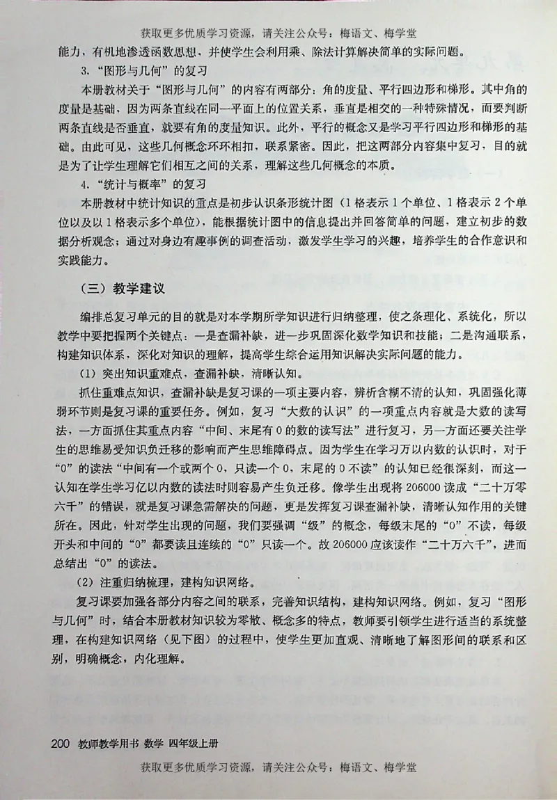 教师用书：小学数学4a_电子课本_小学教学用书_小学数学