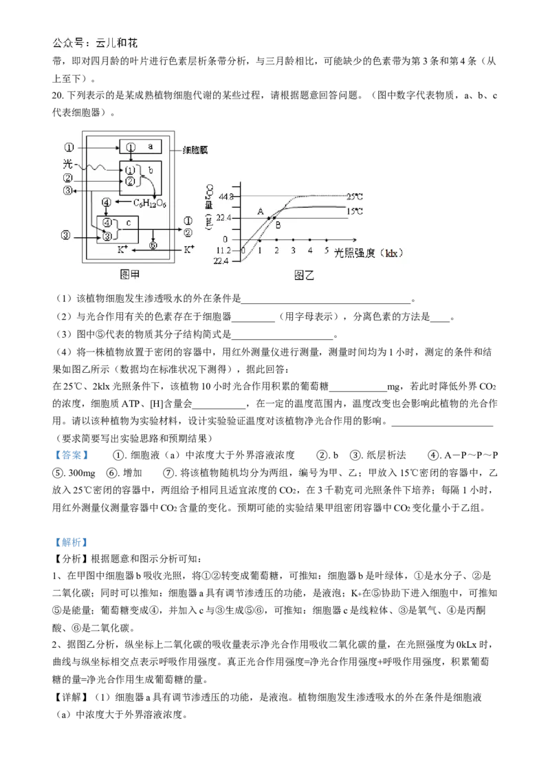 湖南省长沙市第十一中学2024-2025学年高一上学期12月月考生物试题（解析版）_2025年01月试卷_0103湖南省长沙市第十一中学2024-2025学年高一上学期12月考试