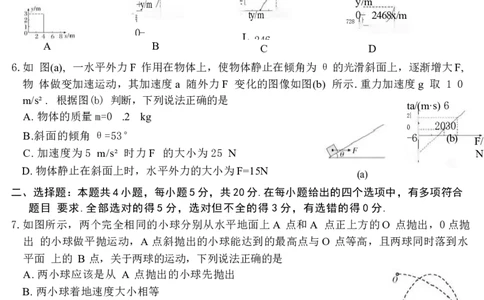 湖南省娄底市部分学校2024-2025学年高一下学期4月期中物理试卷（图片版）_2025年05月试卷_0519湖南省娄底市部分学校2024-2025学年高一下学期4月期中联考