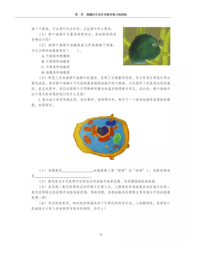 新沪科版高中生物必修1《分子与细胞》_电子课本_最新版高中全科高清电子课本_6高中生物课本_2019新人教版