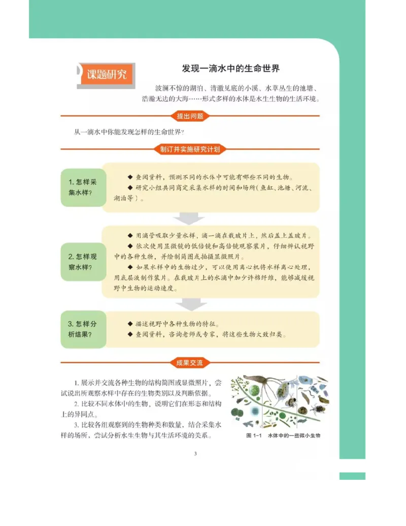 新沪科版高中生物必修1《分子与细胞》_电子课本_最新版高中全科高清电子课本_6高中生物课本_2019新人教版