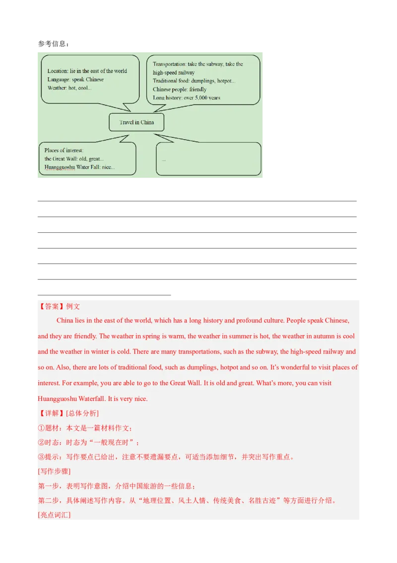 期末复习之单元话题必背满分范文20篇（押题预测，紧贴单元主题）（教师版）_最新人教版英语八年级下册_旧版（有参考价值）_版本二_八年级英语下册（人教版）_重难点讲练-U221