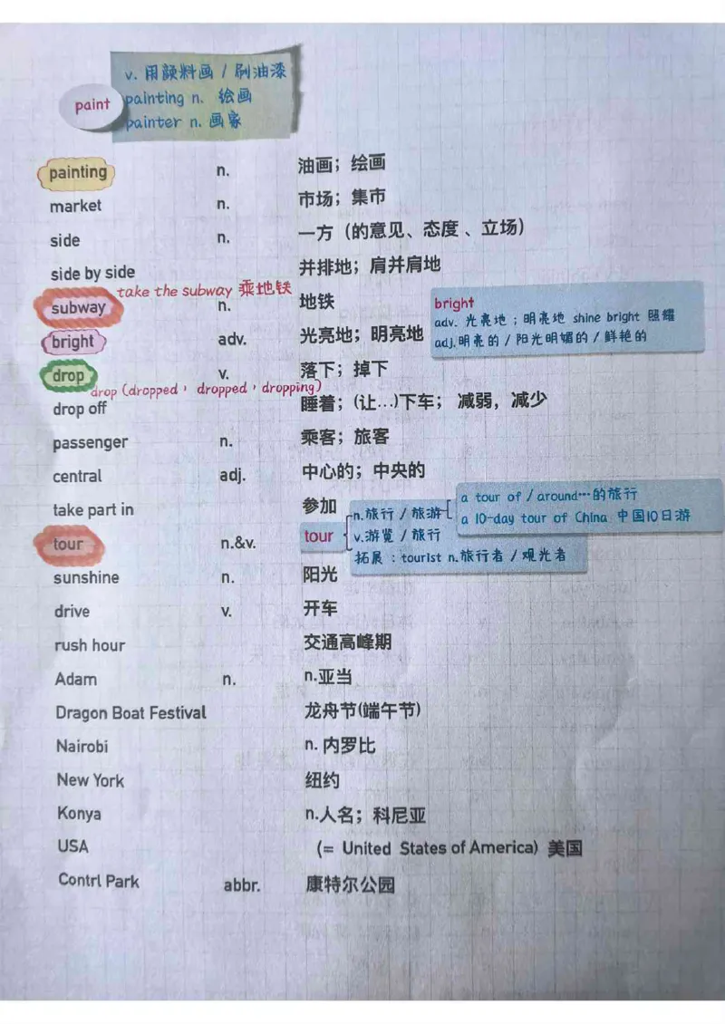 全新人教版七下单词笔记（10-31）_最新人教版英语七年级下册_七下英语2025版_04.2025春英语人教7下课本笔记+单词笔记（4套）