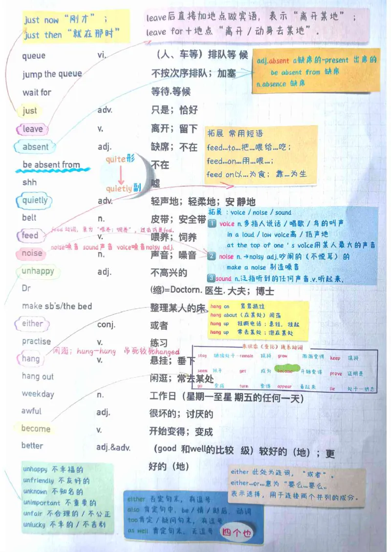 全新人教版七下单词笔记（10-31）_最新人教版英语七年级下册_七下英语2025版_04.2025春英语人教7下课本笔记+单词笔记（4套）