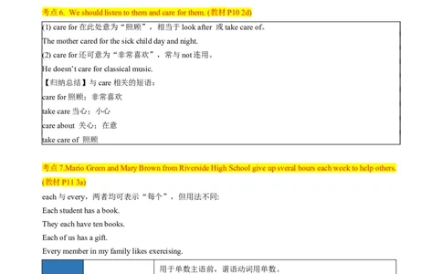 背默Unit2I'llhelptocleanupthecityparks知识清单（默写版）_最新人教版英语八年级下册_旧版（有参考价值）_版本二_八年级英语下册（人教版）_同步知识背默-V30