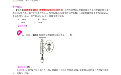 弹力知识讲解_初物_1初中物理_4初二物理人教版知识导学