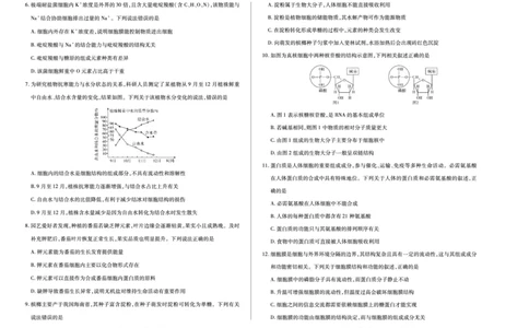 生物学天一大联考&middot;海南省2025-2026学年高一年级学业水平诊断（一）_2025年11月高一试卷_251117天一大联考&middot;海南省2025-2026学年高一年级学业水平诊断（一）（全）