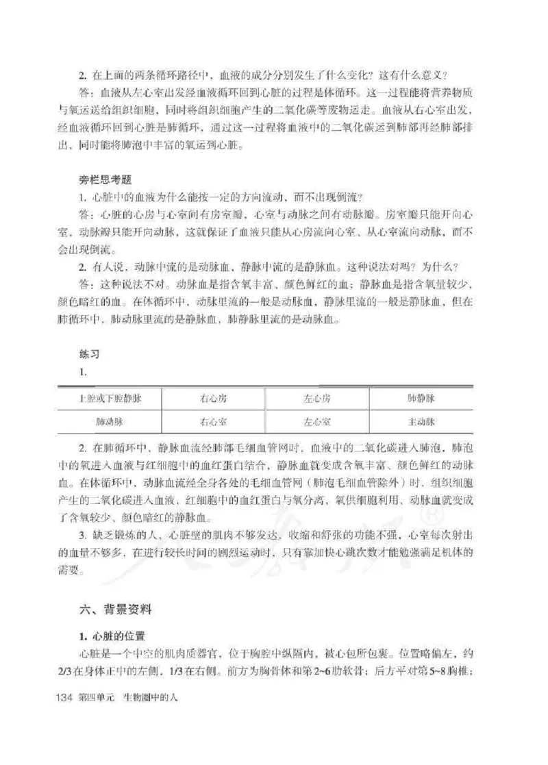 生物学七年级下册教师用书_电子课本_初中教学用书_人教版