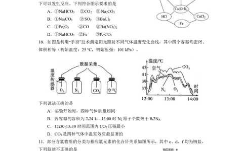 福建省福宁古五校教学联合体2024-2025学年高一上学期期中考试化学试题_2024年11月试卷_1117福建省福宁古五校教学联合体2024-2025学年高一上学期期中考试