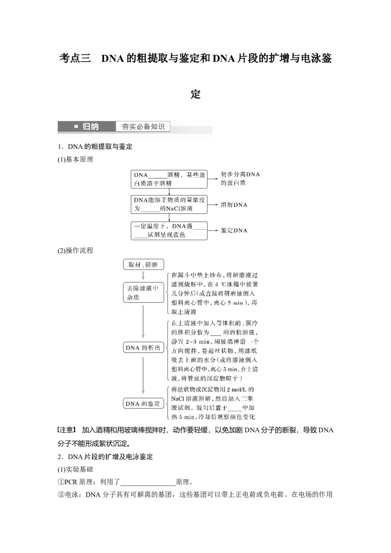 第10单元　第6课时　基因工程的基本工具和基本操作程序_新高考复习资料_2024年新高考复习资料_一轮复习资料_完2024生物步步高大一轮复习（课件+讲义）_学生版在此文件夹
