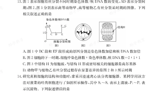 生物湖南省长郡中学2025-2026高一上学期期末考试_2026年02月高一试卷_260214湖南省长郡中学2025-2026高一上学期期末考试（全科）