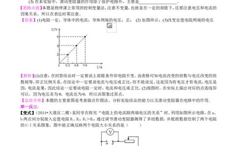 欧姆定律知识讲解_初物_1初中物理_初三物理_欧姆定律