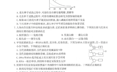 生物太原市2025-2026学年第一学期高一年级期中学业诊断_2025年11月高一试卷_251125山西太原市2025-2026学年第一学期高一年级期中学业诊断（全）