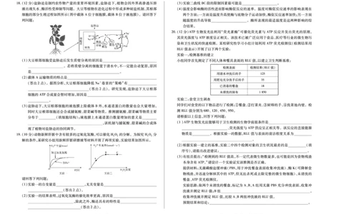生物学安徽高一12月测_2025年12月高一试卷_251227安徽省（合肥六中）特色高中教研联谊会联考2025-2026学年高一上学期12月月考（全科）