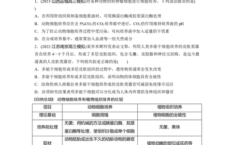第10单元　第4课时　动物细胞工程_新高考复习资料_2024年新高考复习资料_一轮复习资料_完2024生物步步高大一轮复习（课件+讲义）_2024年高考生物一轮复习讲义（新人教版）